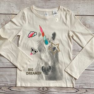 Gap Kids Unicorn Graphic Tshirt NWT Girls Size Large 10